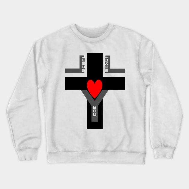 Jesus Loves You Crewneck Sweatshirt by Project Send-A-Heart